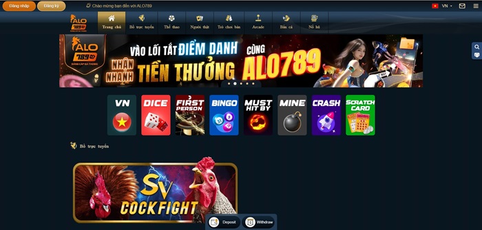 Nhà cái Alo789vnz com