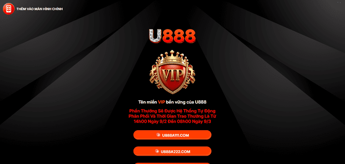 Nhà cái U888aaa Com
